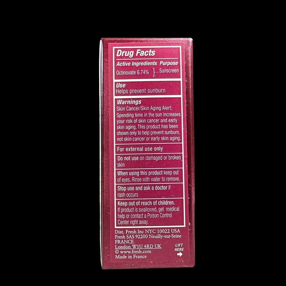 Fresh Sugar Velvet Tinted Lip Treatment Sunscreen SPF 15 Shimmer Pink 0.15oz NIB